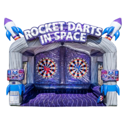 Rocket Darts in Space Dart Throwing Game (Double Lane)